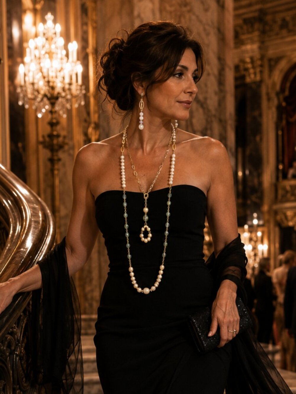 JB Originals "Moonlit Legacy" | Edwardian-Inspired Sautoir Necklace Set